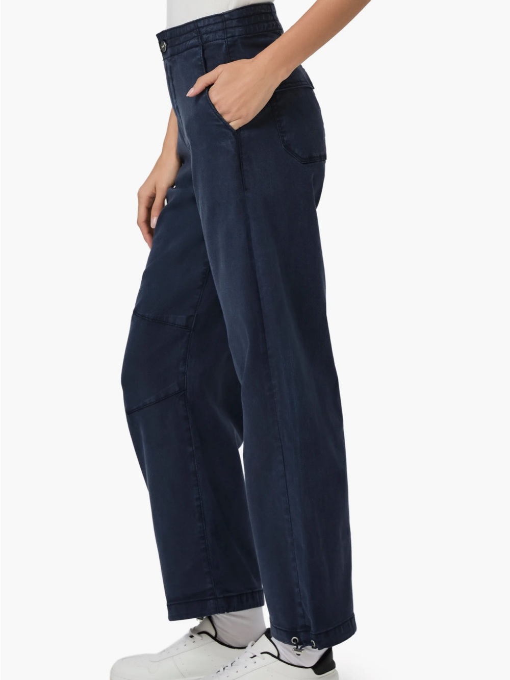 PAIGE Reid jogger pant in vintage navy seascape Sz 6 - Picture 3 of 15